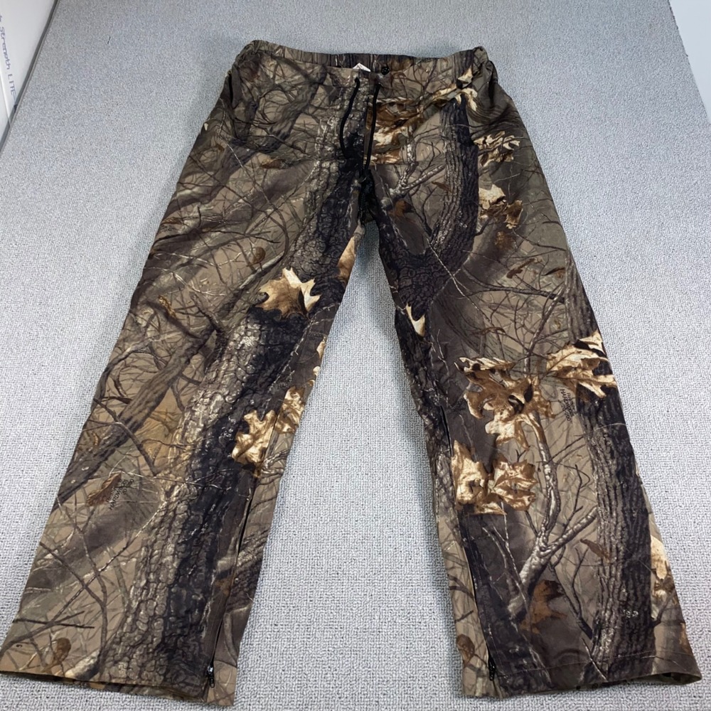 10x Gore-Tex Rain Pants Mens XL Brown Realtree Hardwoods Camo Hunting Waterproof